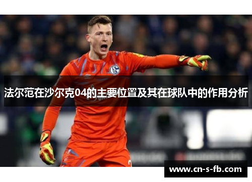 法尔范在沙尔克04的主要位置及其在球队中的作用分析