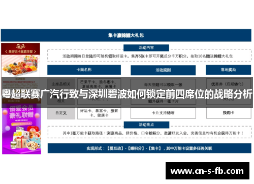 粤超联赛广汽行致与深圳碧波如何锁定前四席位的战略分析